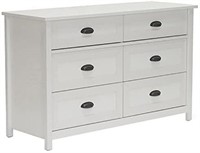 Sauder County Line Dresser, Soft White finish