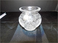 vintage crystal mini vase/bowl Crystal Clear