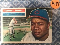 247 - LARRY DOBY COLLECTIBLE BASEBALL CARD (A47)