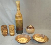 Brown Pottery Lot