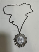 Vintage 70’s necklace 200 years of Liberty coin
