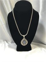 .925 Silver & Sapphire Necklace
