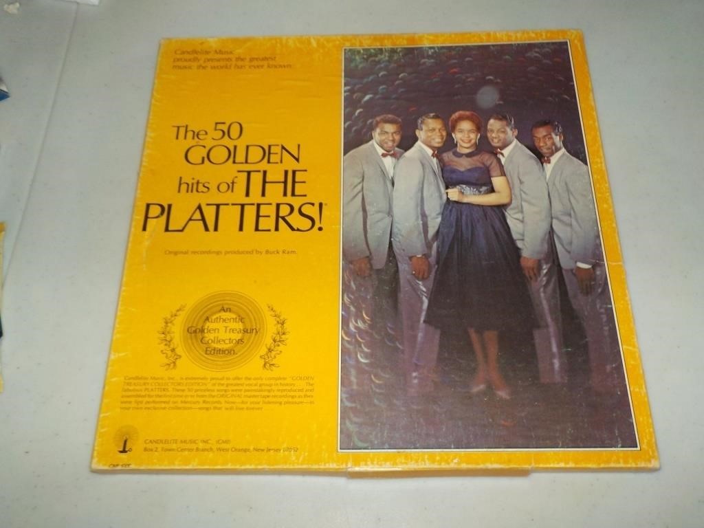 50 Golden Hits The Platters 4 LP Record Album Set