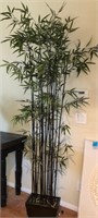 J - FAUX BAMBOO IN PLANTER (L39 2)