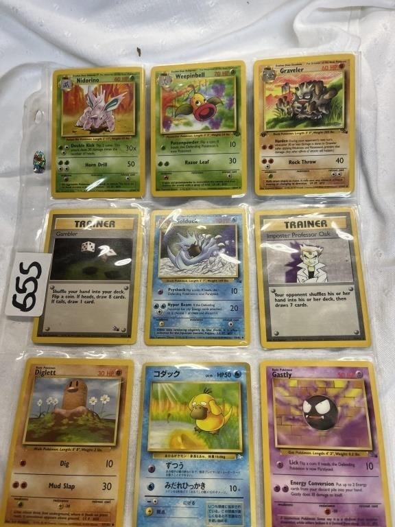Old Jars, Pokemon, View Master Online Only Auction