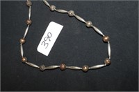 ANTIQUE SILVER AND COPPER CHOKER NECKLACE