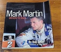 Signed Mark Martin 'Driven to Race' Book