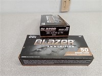 X2 New Blazer 380 auto ammunition. 50 round boxes