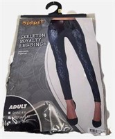 Size Medium Skeleton Royalty Leggings