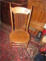 EARLY PLANK BOTTOM CHAIR