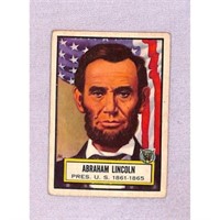 1952 Topps Look N See Abe Lincoln Crease Free