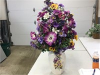 PANSY VASE WITH FLOWERS