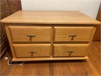 Large wooden stand and drawers