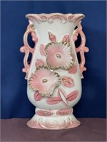 Pink flower vase 8 inch tall see photo for
