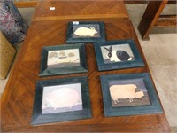 COLLECTION OF 5 AMERICANA ART