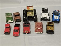 10 JEEP TOY CARS