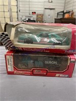 PAIR OF #90 DIE CAST RACE CARS, 1:24 SCALE