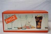 Coca Cola Bell Soda Glasses