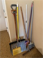 Shovels and brooms