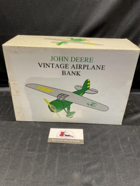 John Deere Vintage Airplane Bank