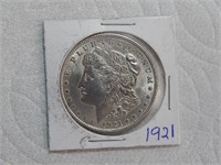 1921 Morgan Silver Dollar  VF