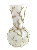 Coraline Vase Yellow Seaweed on White