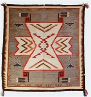 Rare Navajo Pictorial 'Sand Painting' Weaving
