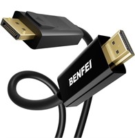 (new)2-pack BENFEI 4K DisplayPort to HDMI 6 Feet