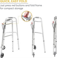 Drive Medical 10210-1 2-Button Folding Walker