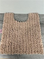 Cute Brown bathroom toilet rug