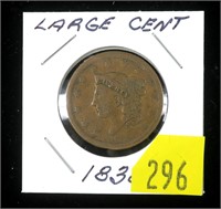 1838 U.S. large cent