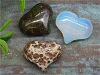 STONE HEARTS ROCK STONE LAPIDARY SPECIMEN