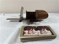Stereo scope with pictures