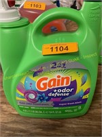 Gain+odor defense Landry detergent 154oz