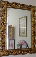 Large Ornate Gold Framed Mirror