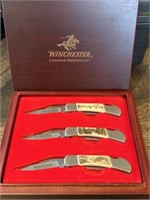 Three pocket knives - Winchester limited edition