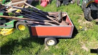 Yard cart; garden tools