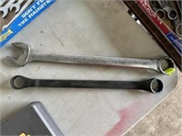 (1) 1-1/4" SnapOn, (1) 1-1/2" Proto wrenches