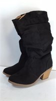 New Qupid Boots Black Size 6
