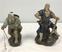 Two Chinese Shiwan Pottery Mudmen