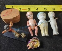 Chalkware and plastic dolls and more