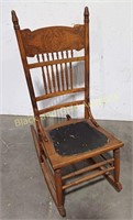 Intricately Carved VTG Rocker