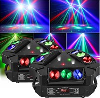 U'King Spider Moving Head DJ Lights, 9 X 10W LED R