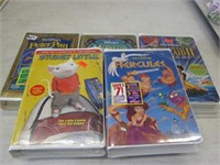 5  Unopened Walt Disney VHS Movies