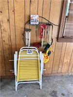 Outdoor Chair, Windchimes & Misc.(Garage)