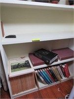 3-Shelf Bookcase w/ Vintage Books