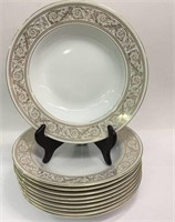 10 Harmony House Renaissance Porcelain Soup Plates