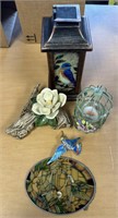 ASSORTED DECOR WITH HUMMINGBIRDS / SHIPS