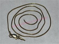 14K Gold broken snake necklace (3.6 grams)