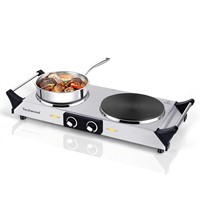 **READ DESC** Hot Plate, Techwood 1800W Portable E